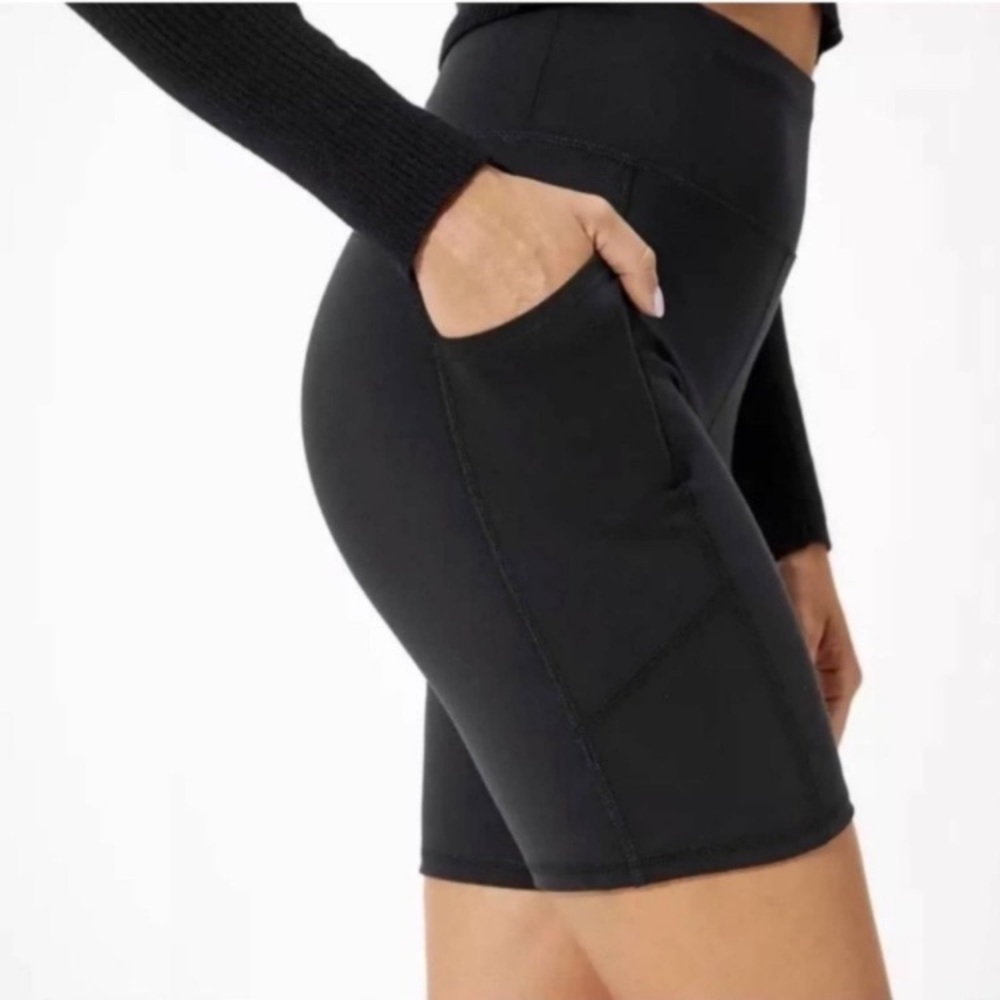 🚴🏽‍♀️ AERIE WOMENS XS GRAY POCKET BIKER SHORTS